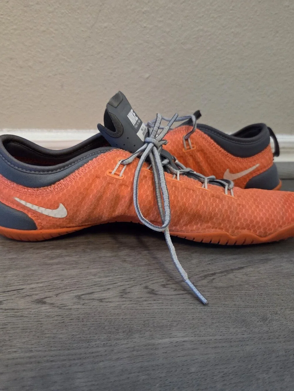 Women's Nike Free Cross Bionic 1.0 Spikeless Orange Track Shoes 641530-801 US 9 - Picture 5 of 13